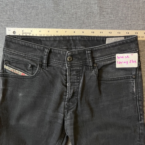 Diesel Sleenker Slim Skinny Button Fly Jeans - Men's Size 29*32 (Fit 29*29) - Picture 7 of 12